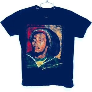 VTG Bob Marley Rasta Reggae Artists Album Shirt